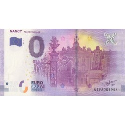 Billet souvenir - 54 - Nancy - Place Stanislas - 2017-2 - No 1956