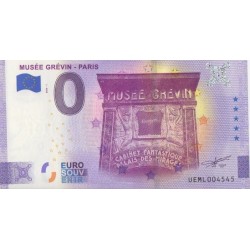 Euro banknote memory - 75 - Musée Grevin - Paris - 2020-1 - Anniversary - Nb 4545