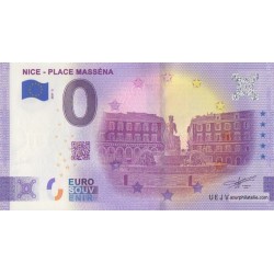 Billet souvenir - 06 - Nice - Place Masséna - 2021-2 - Anniversaire