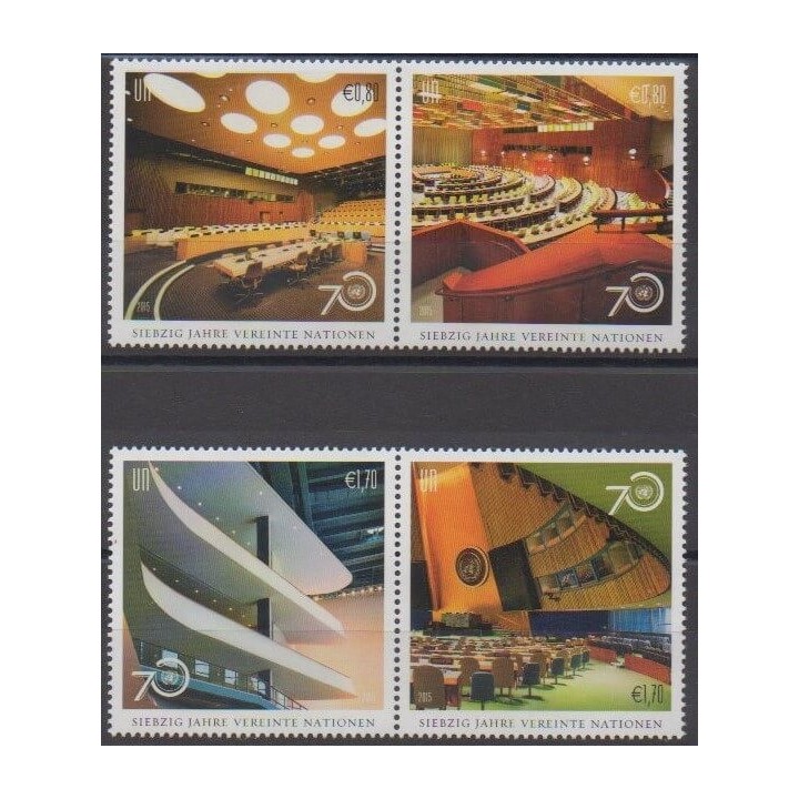 Acheter cette série de timbres des Nations Unies (ONU - Vienne) de l'année 2015 (No 900/903).