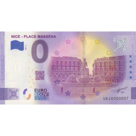 Euro banknote memory - 06 - Nice - Place Masséna - 2021-2 - Nb 7