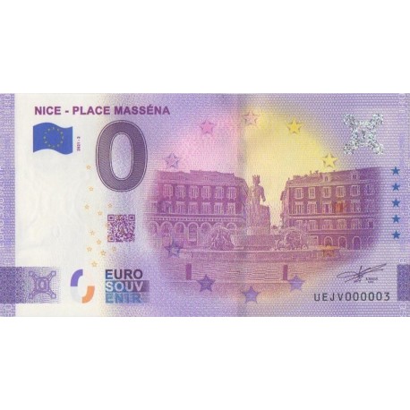 Euro banknote memory - 06 - Nice - Place Masséna - 2021-2 - Nb 3