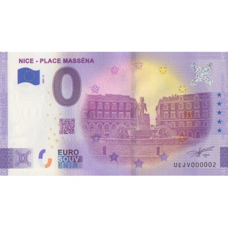 Euro banknote memory - 06 - Nice - Place Masséna - 2021-2 - Nb 2