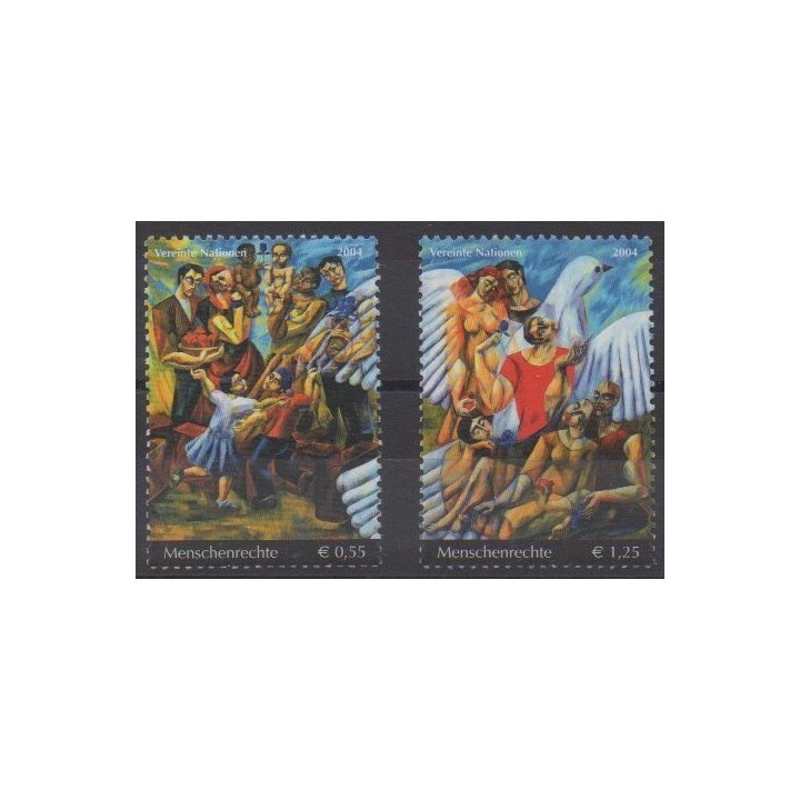 Acheter cette série de timbres des Nations Unies (ONU - Vienne) de l'année 2004 (No 442/443).