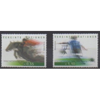 Acheter cette série de timbres des Nations Unies (ONU - Vienne) de l'année 2005 (No 452/453).