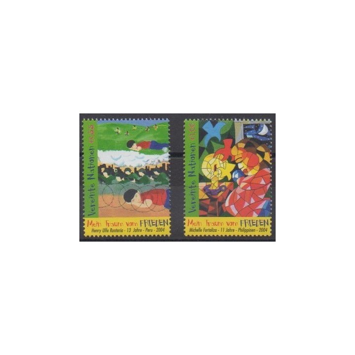 Acheter cette série de timbres des Nations Unies (ONU - Vienne) de l'année 2004 (No 440/441).