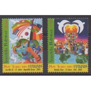 Acheter cette série de timbres des Nations Unies (ONU - Vienne) de l'année 2005 (No 462/463).