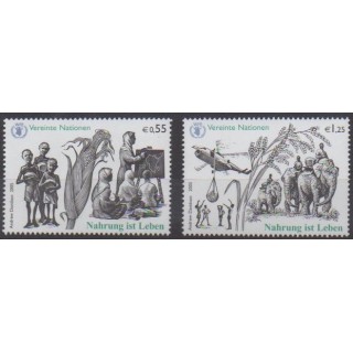 Buy this set of stamps of United Nations (UN - Vienna) of the year 2005 (Nb 464/465).
