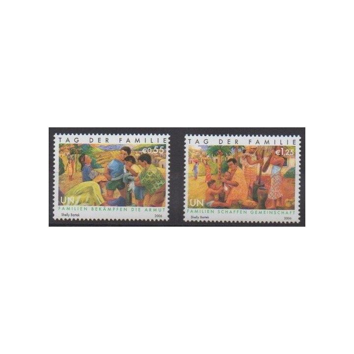 Buy this set of stamps of United Nations (UN - Vienna) of the year 2006 (Nb 476/477).