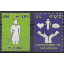 Nations Unies (ONU - Vienne) - 2008 - No 553/554