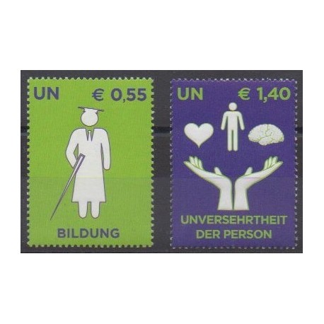 Nations Unies (ONU - Vienne) - 2008 - No 553/554