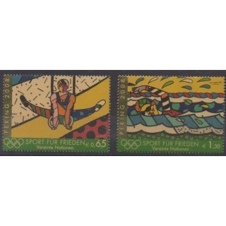 Buy this set of stamps of United Nations (UN - Vienna) of the year 2008 (Nb 555/556).
