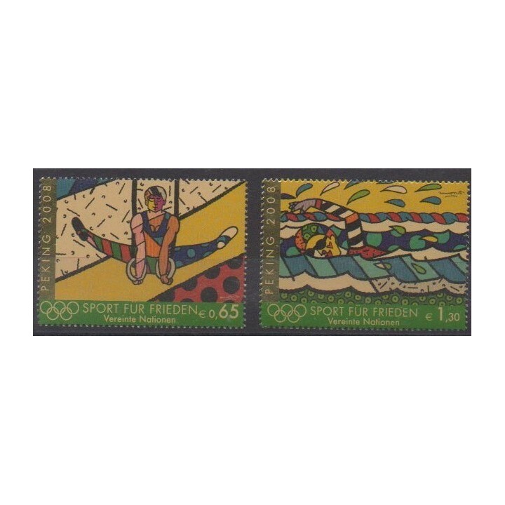 Buy this set of stamps of United Nations (UN - Vienna) of the year 2008 (Nb 555/556).