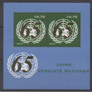 Acheter ce bloc-feuillet des Nations Unies (ONU - Vienne) de l'année 2010 (No BF20).