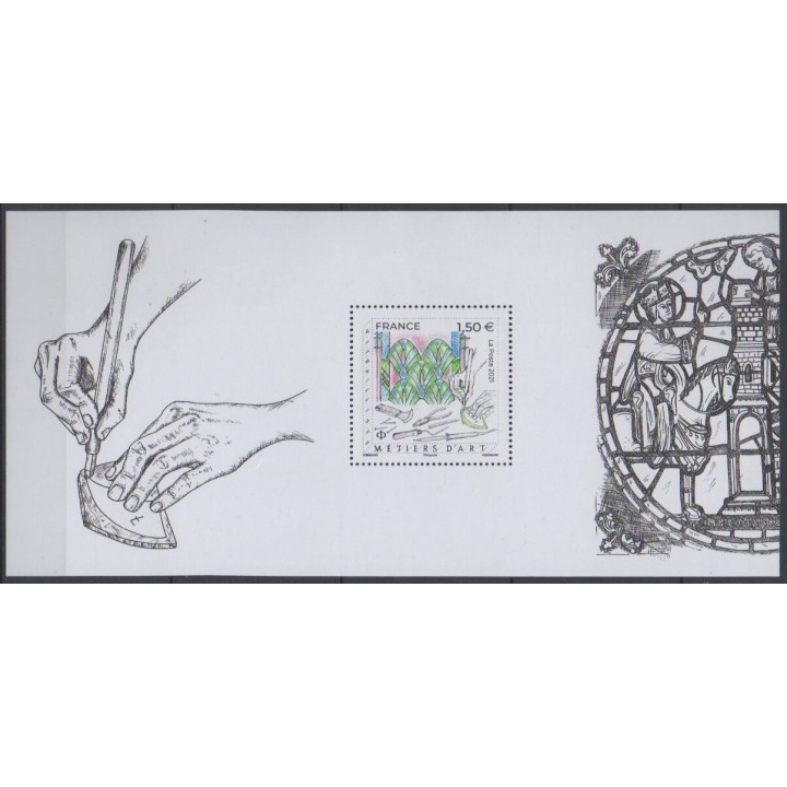 Buy this souvenir sheet  of France of the year 2021 (Nb BS176).