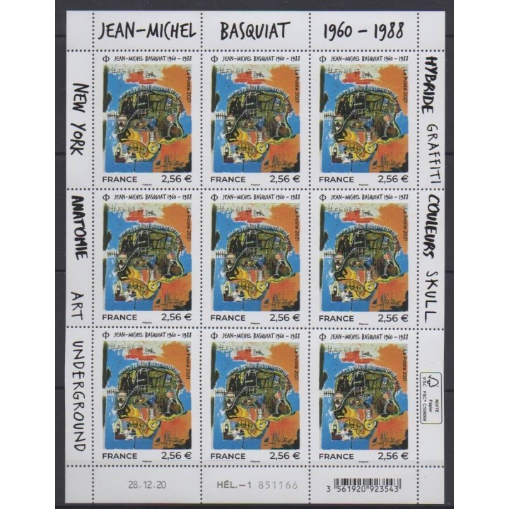 Buy this souvenir sheet  of France of the year 2021 (Nb F12).