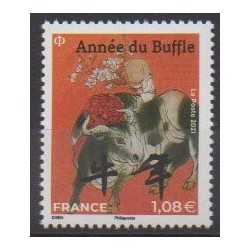 France - Poste - 2021 - No 5468 - Horoscope