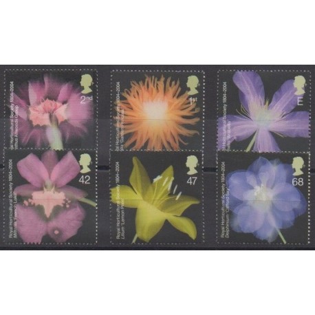 Grande-Bretagne - 2004 - No 2559/2564 - Fleurs