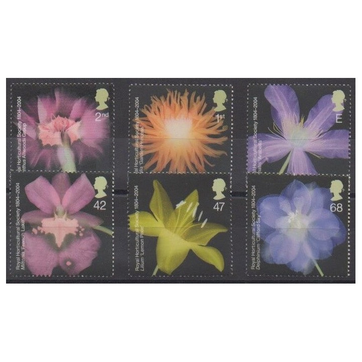 Acheter cette série de timbres de Grande-Bretagne de l'année 2004 (No 2559/2564).