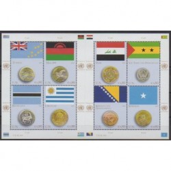 United Nations (UN - Vienna) - 2015 - Nb 864/871 - Coins, Banknotes Or Medals - Flags