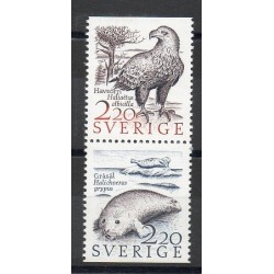 Sweden - 1988- Nb 1455/1456 - Birds
