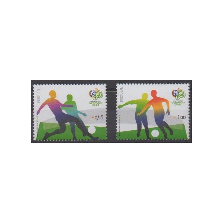 Acheter cette série de timbres du Portugal de l'année 2006 (No 3035/3036).