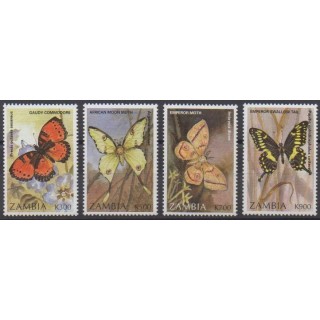 Acheter cette série de timbres de Zambie de l'année 1997 (No 651/654).
