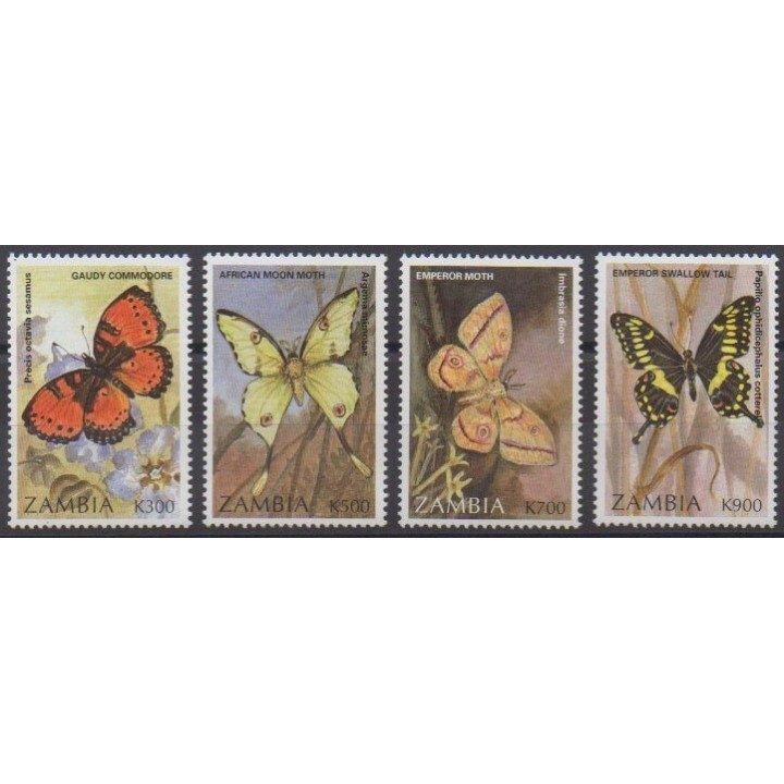 Acheter cette série de timbres de Zambie de l'année 1997 (No 651/654).