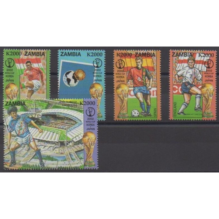 Buy this set of stamps of Zambia of the year 2002 (Nb 1178/1182).