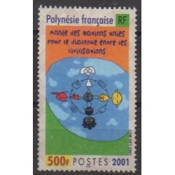Polynésie - 2001 - No 651 - Nations unies