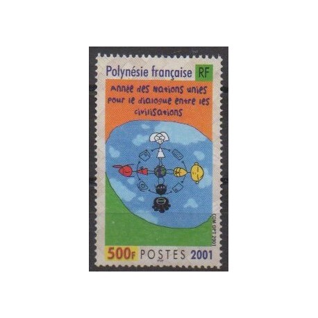 Polynésie - 2001 - No 651 - Nations unies