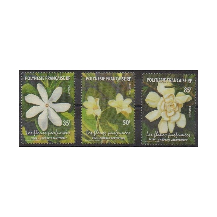 Acheter cette série de timbres de Polynésie de l'année 2001 (No 652/654).