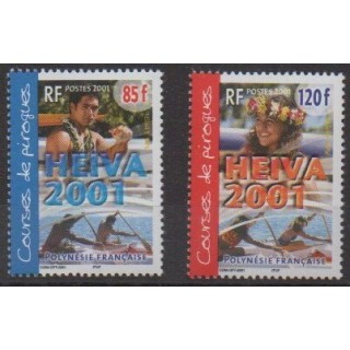 Buy this set of stamps of Polynesia of the year 2001 (Nb 645/646).