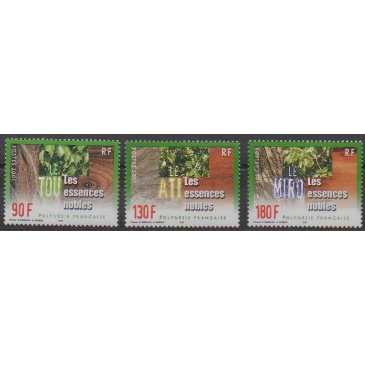 Buy this set of stamps of Polynesia of the year 2001 (Nb 647/649).