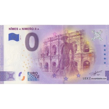 Euro banknote memory - 30 - Nimes - 2021-6 - Anniversary