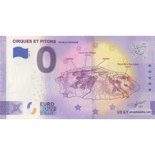 Euro banknote memory - 2021 - La Réunion - Cirques et Pitons - (La Réunion)