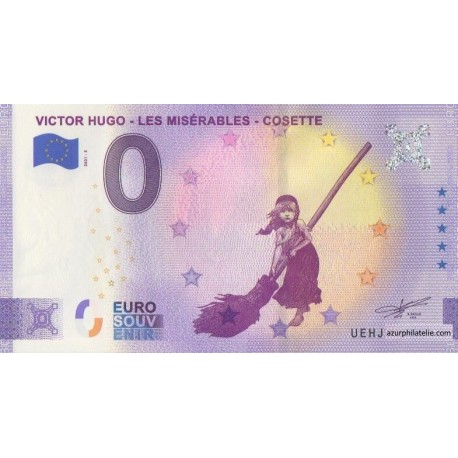 Billet souvenir - 37 - Victor Hugo - Les Miserables - Cosette - 2021-5