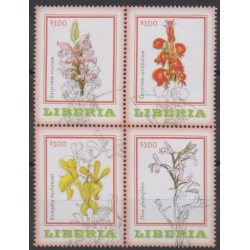 Liberia - 2014 - Nb 5446/5449 - Orchids