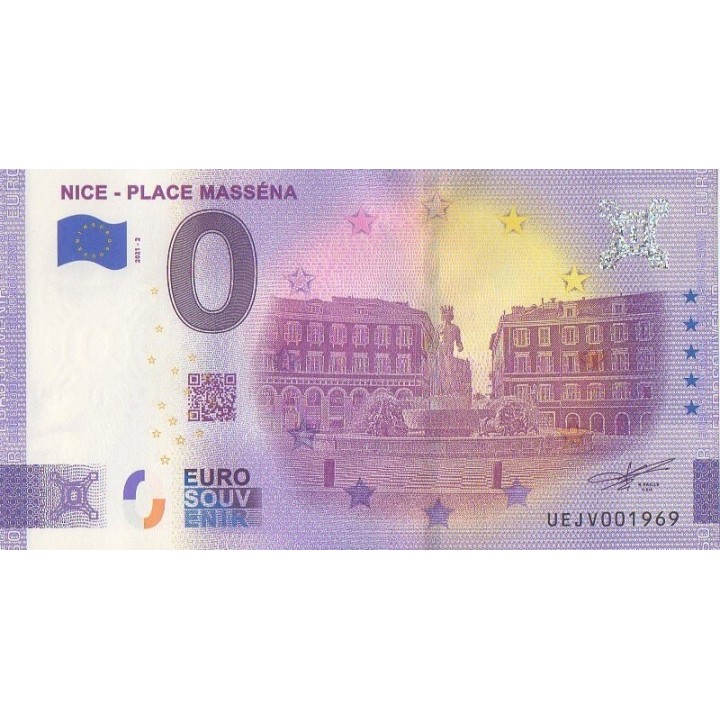 Euro banknote memory - 2021 - Nice - Place Masséna - (Alpes-Maritimes)