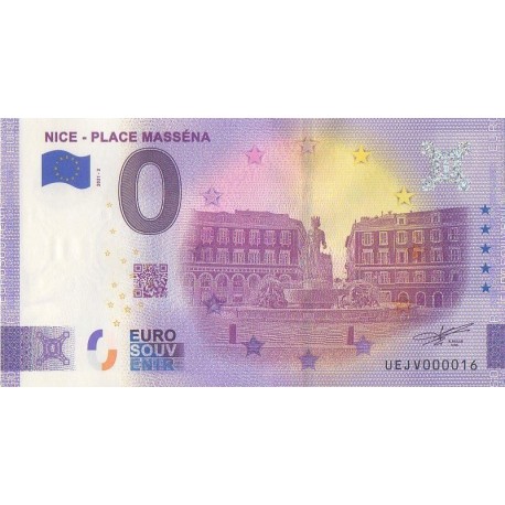 Euro banknote memory - 06 - Nice - Place Masséna - 2021-2 - Nb 16