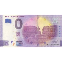 Billet souvenir - 06 - Nice - Place Masséna - 2021-2 - No 666