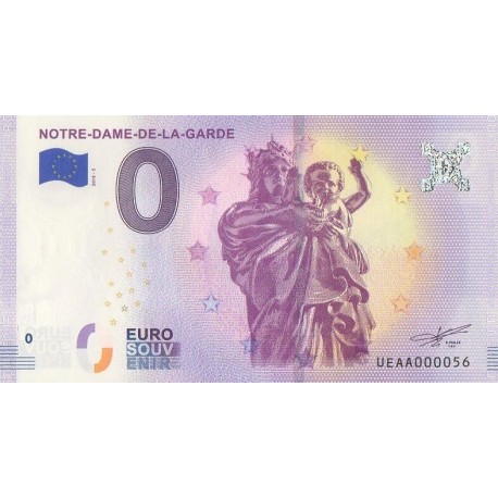 Euro banknote memory - 13 - Notre-Dame-de-la-Garde et l'ange - 2018-5 - Nb 56