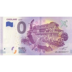 Euro banknote memory - 67 - Cigoland - 2018-1 - Nb 17