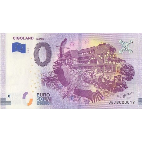 Euro banknote memory - 67 - Cigoland - 2018-1 - Nb 17