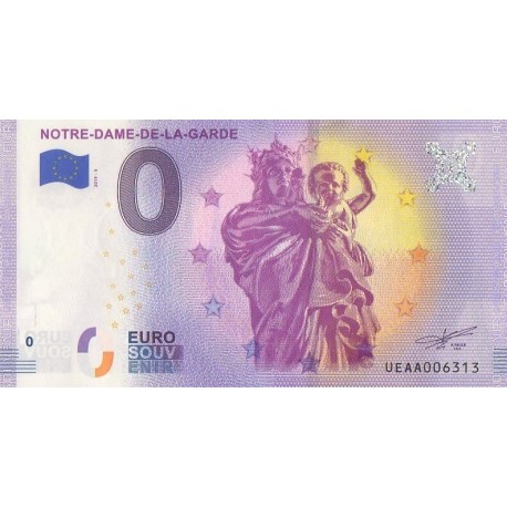 Billet souvenir - 13 - Notre-Dame-de-la-Garde - 2019-5 - No 6313