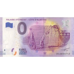 Euro banknote memory - 76 - Falaise d'Étretat - Côte d'Albâtre - 2019-3