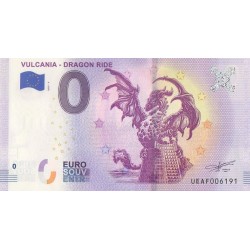 Euro banknote memory - 63 - Vulcania - Dragon Ride - 2019-4