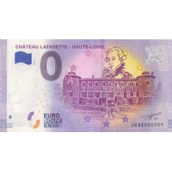 Billet souvenir - 43 - Château Lafayette - Haute-Loire - 2019-1