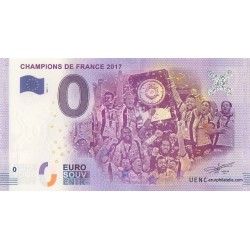 Euro banknote memory - 63 - Champions de France 2017 - 2017-1
