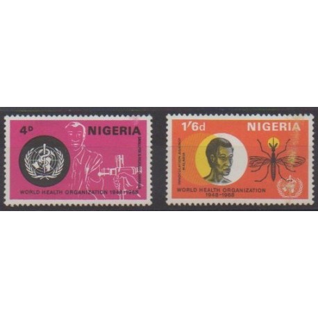 Nigeria - 1968 - No 215/216 - Santé ou Croix-Rouge
